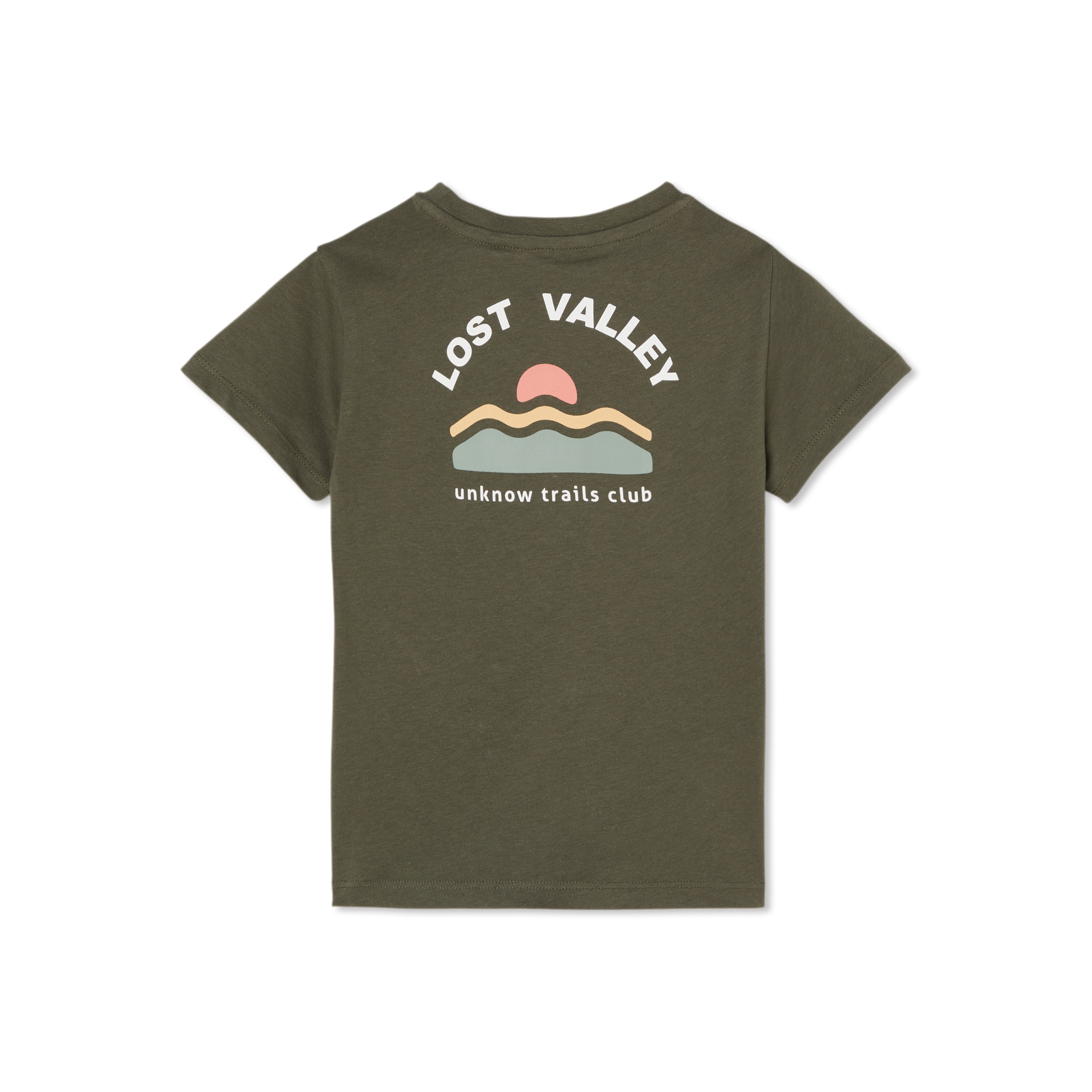 Camiseta manga corta niño Verde-2