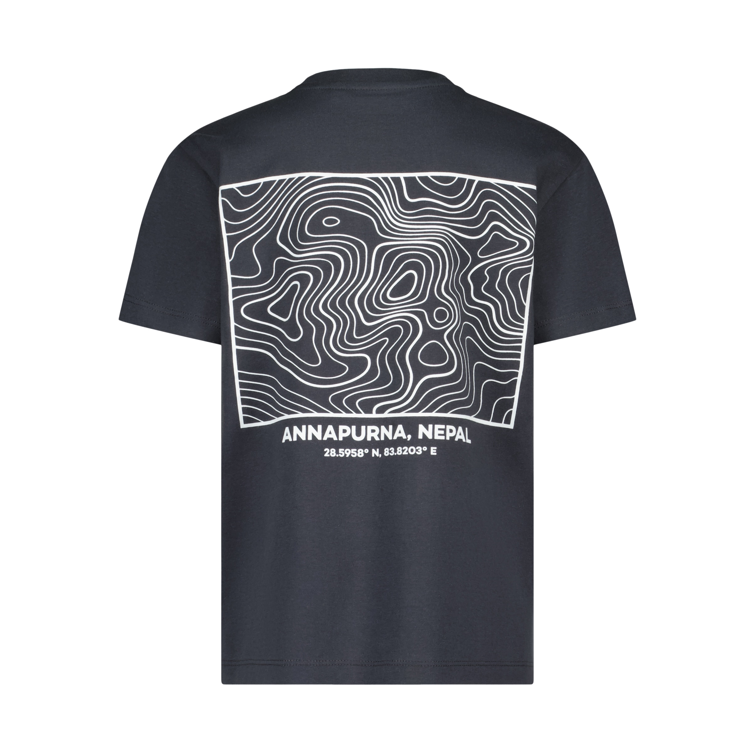 Camiseta Print Trasero Niño Plomo-2