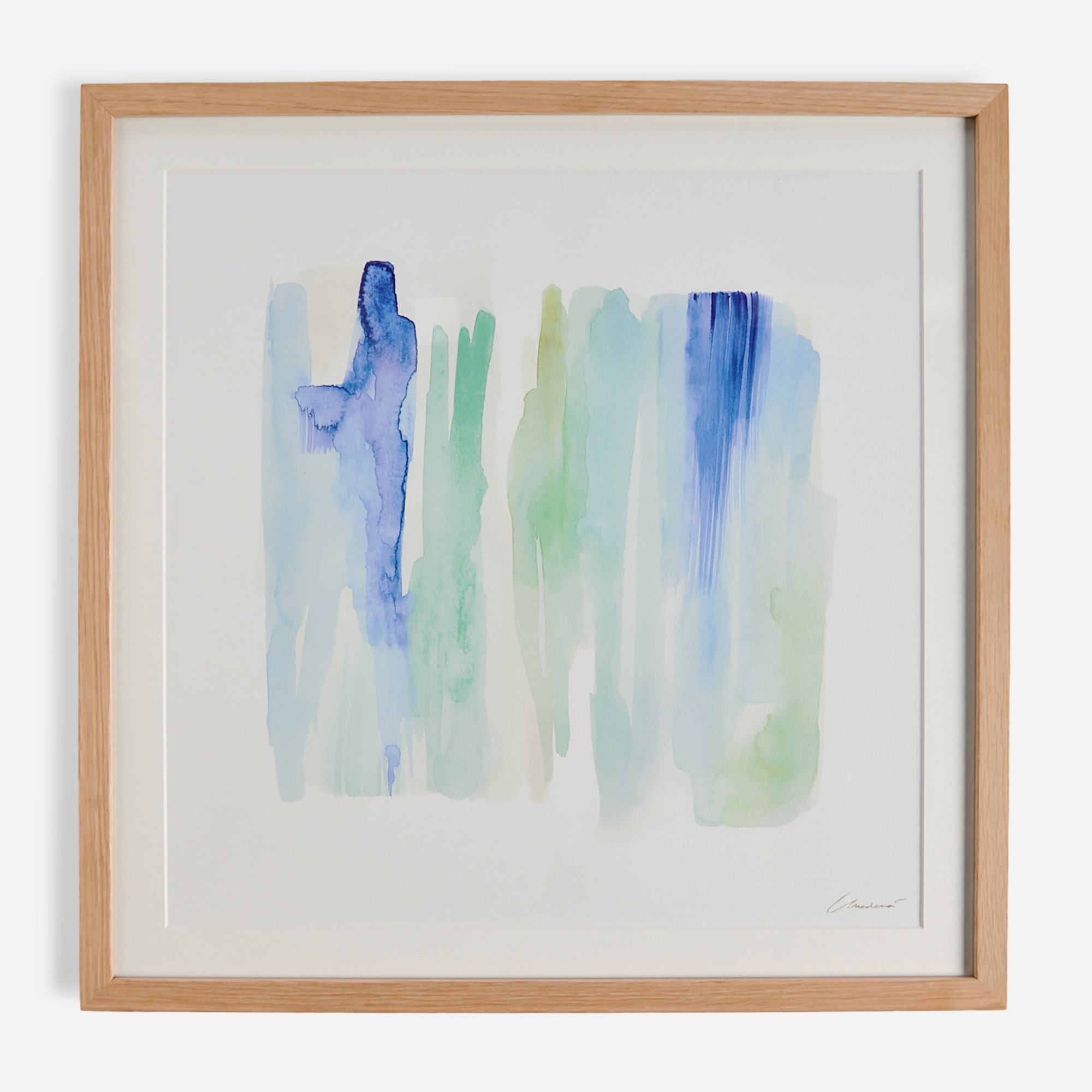 Quadro Aguarela - Azul Azul-1