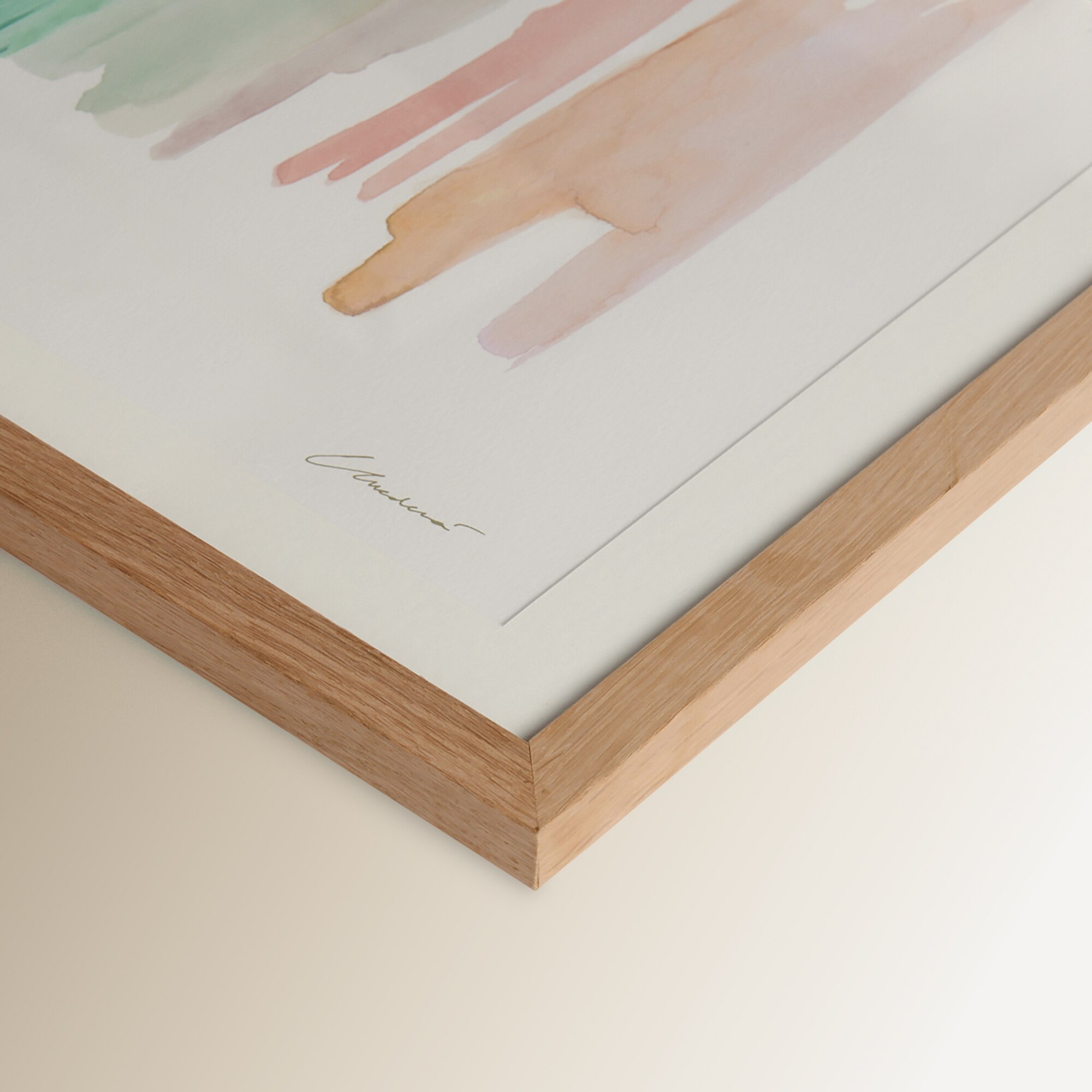 Quadro de Aquarela - Verde Verde-3