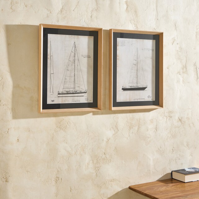 Imagem 0 de Conjunto de 2 Quadros Navío