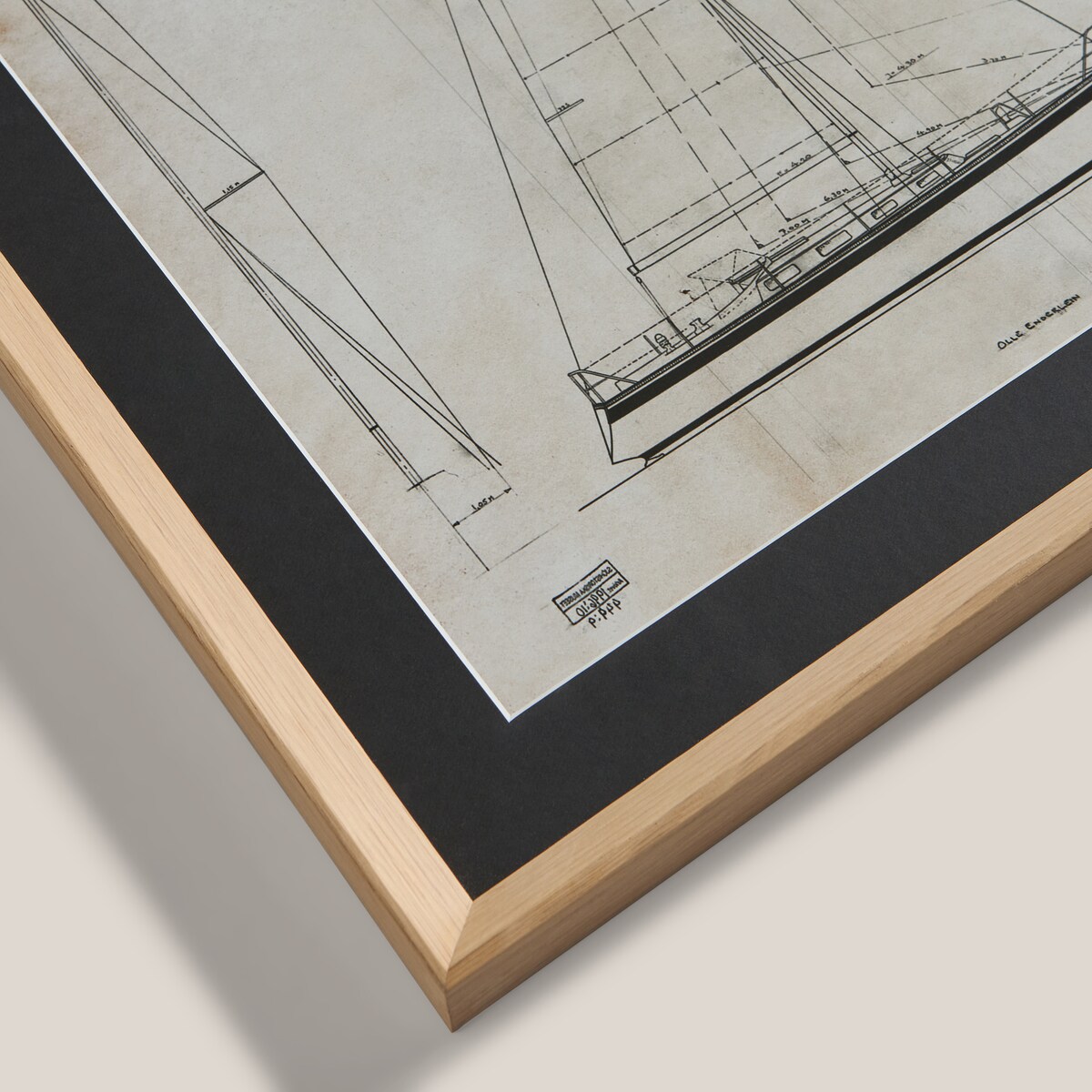 Conjunto de 2 Quadros Navío Preto-3