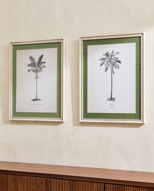 Set de 2 cuadros Palmeras II