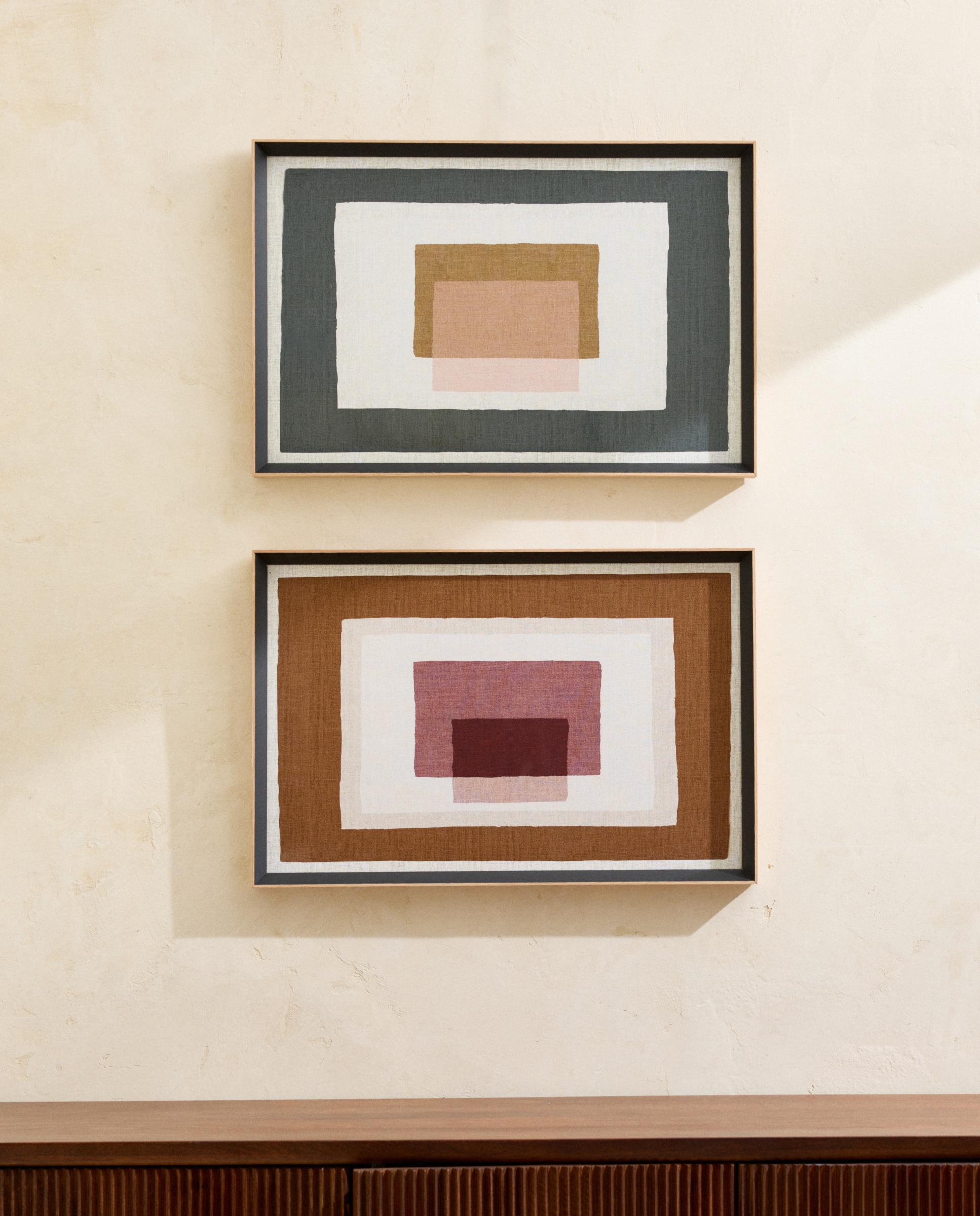 Imagem 0 de Conjunto de 2 quadros Color Linens I