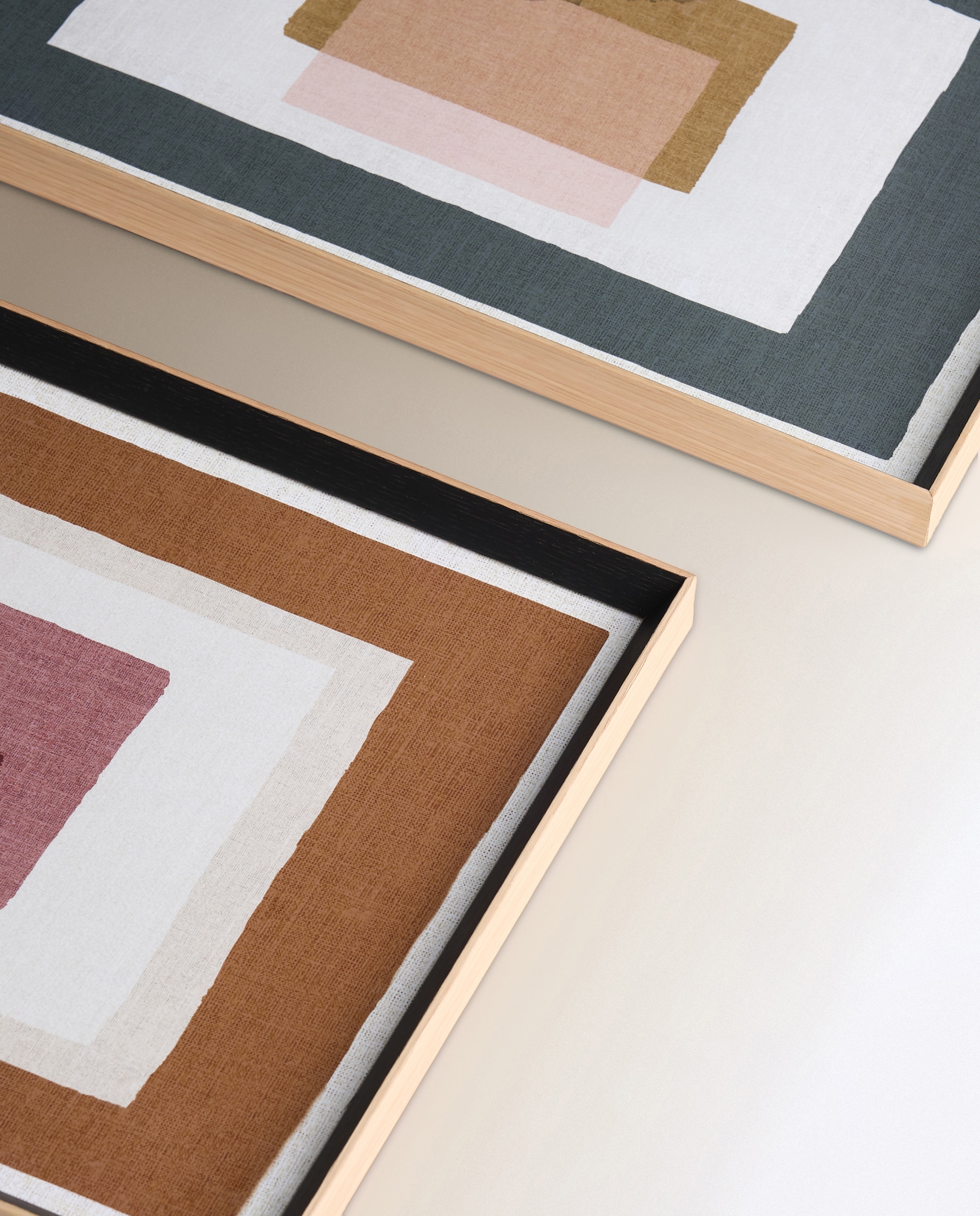 Conjunto de 2 quadros Color Linens I Multicolor-4