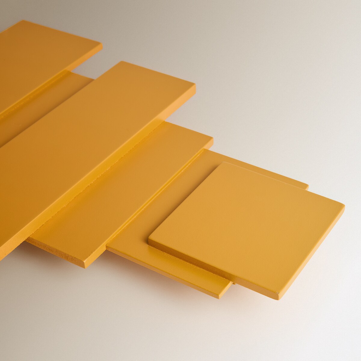 Escultura de Parede Sequência Amarelo-3