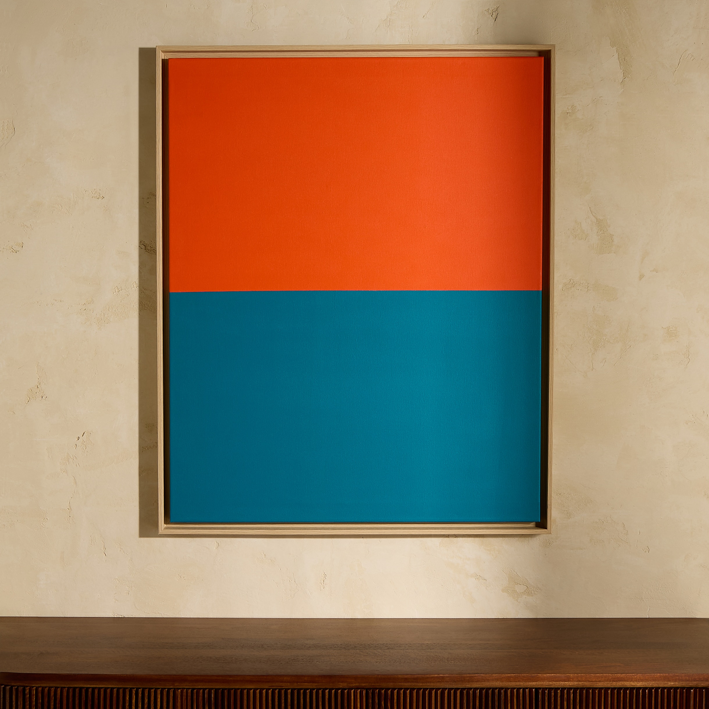 Imagen 0 de Cuadro Matrimonio Naranja XL CuatroCuatro Art Naranja