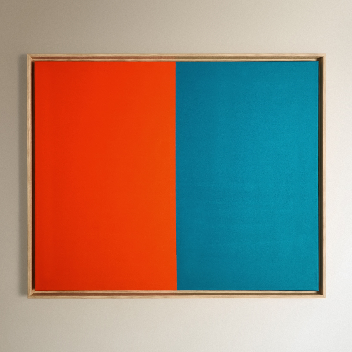 Quadro Matrimónio XL - Laranja/Azul Laranja-2