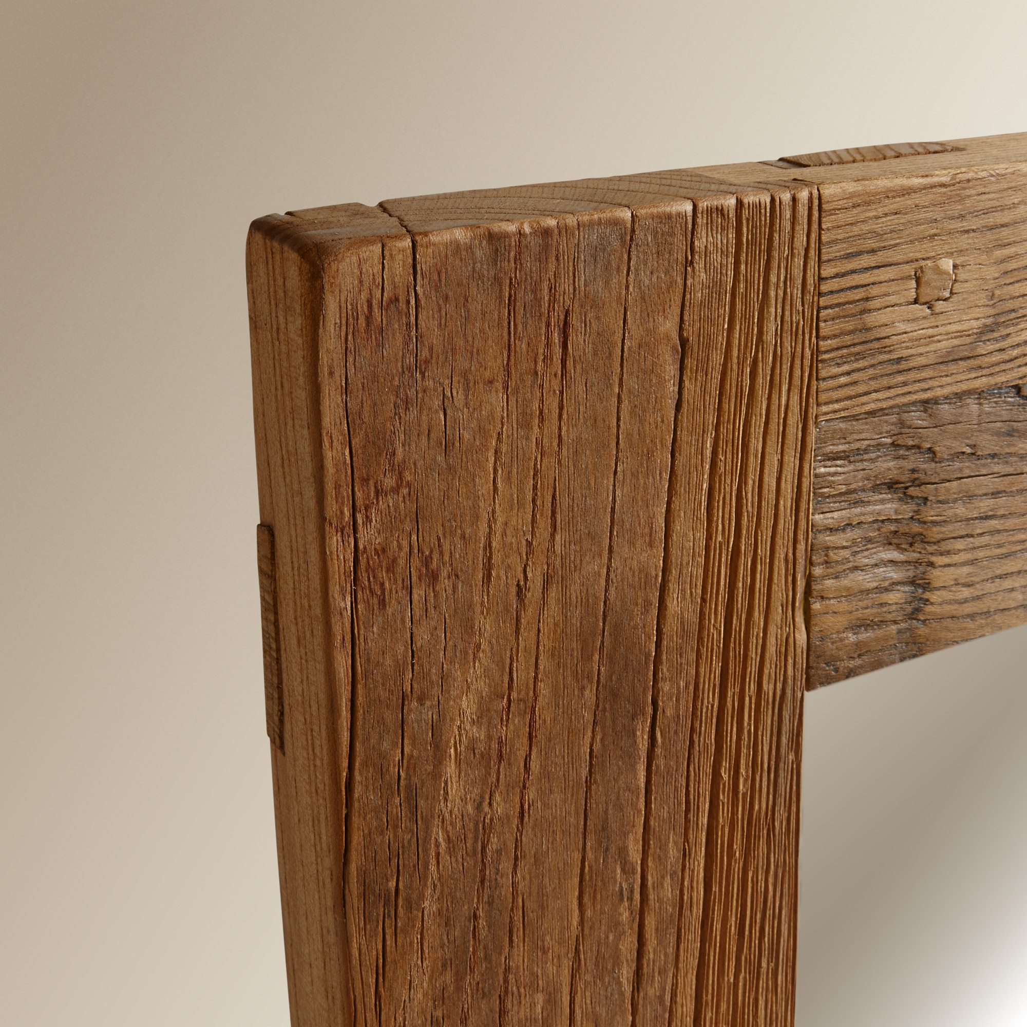 Espelho de Pé de Madeira de Olmo Opium Natural-3