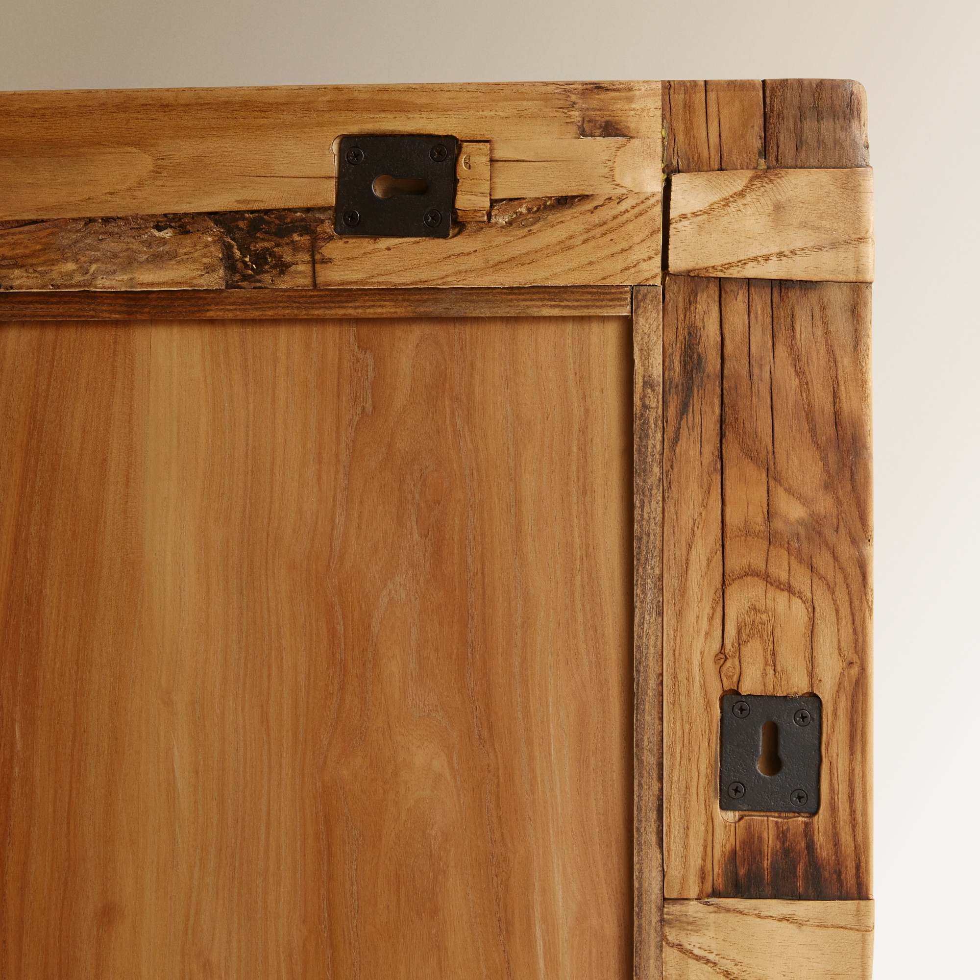 Espelho de Pé de Madeira de Olmo Opium Natural-5