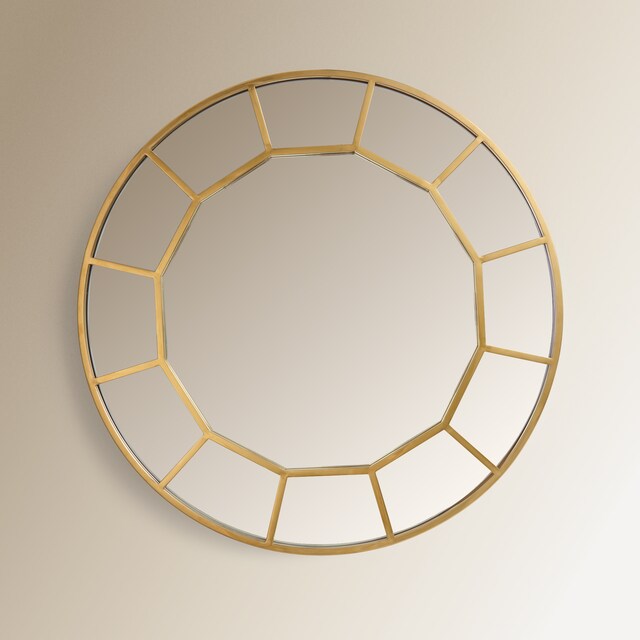 Imagem 0 de Espelho decorativo de parede redondo Kiri