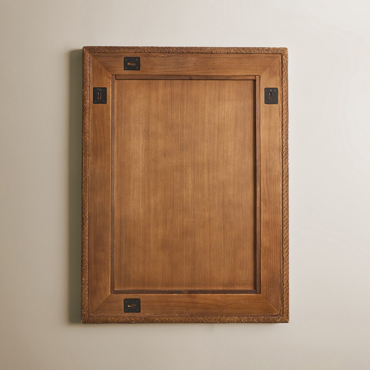 Espejo de pared de ratán Manado El Corte Inglés Natural-4