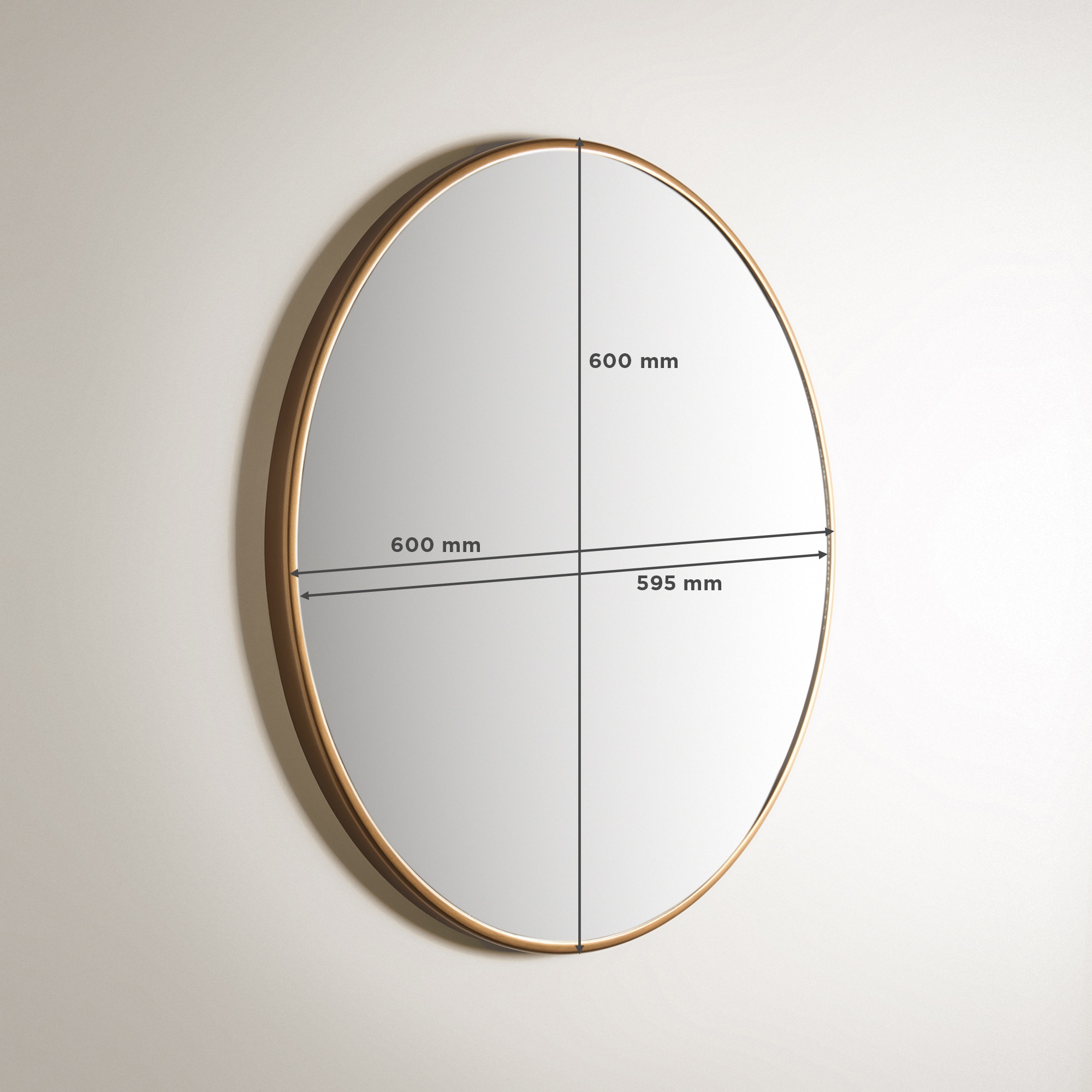 Espelho Decorativo de Parede Adele Room Ouro-5