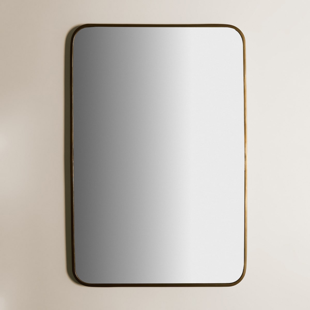 Espelho de Parede com Moldura de Aço Adele Room Ouro-1