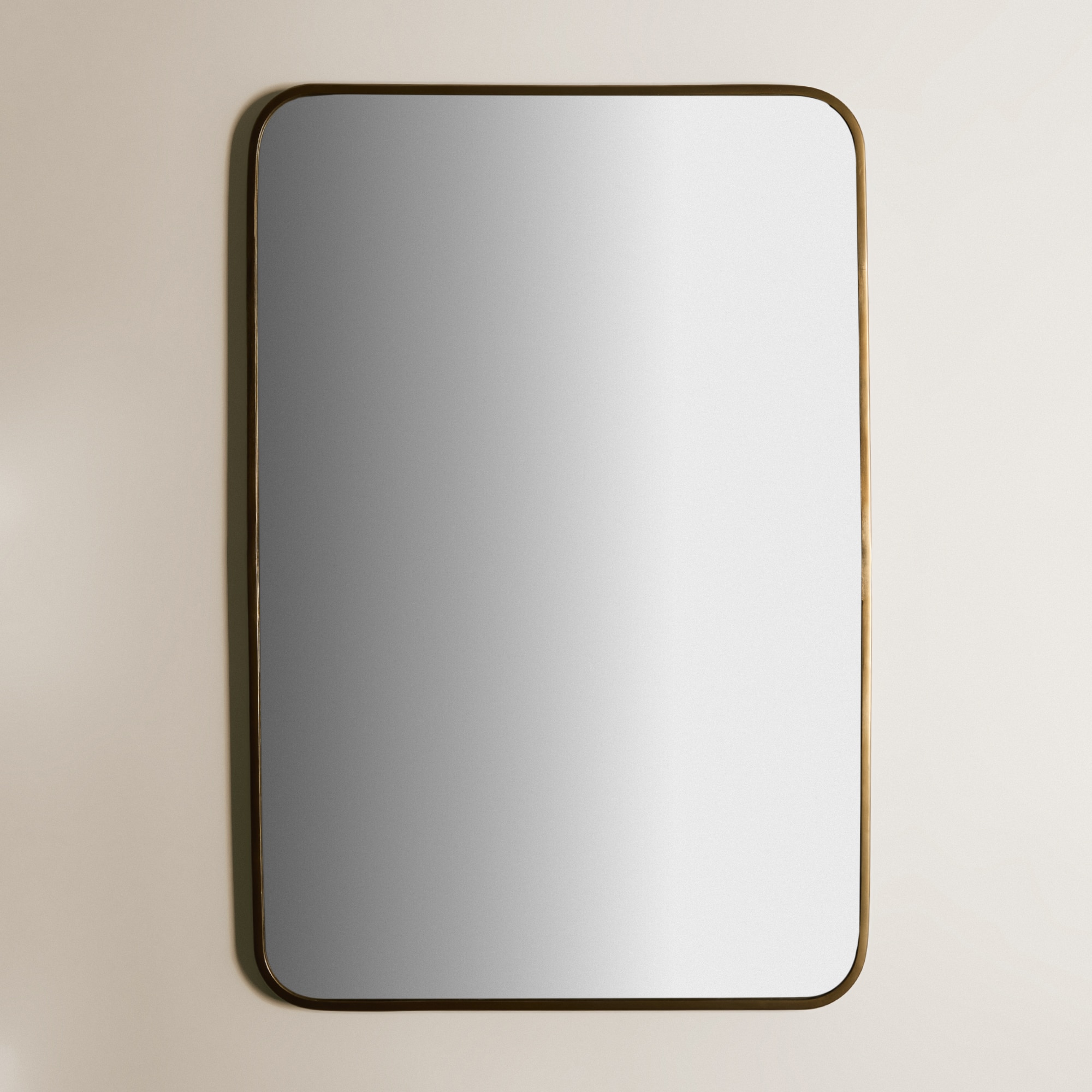 Espelho de Parede com Moldura de Aço Adele Room Ouro-2