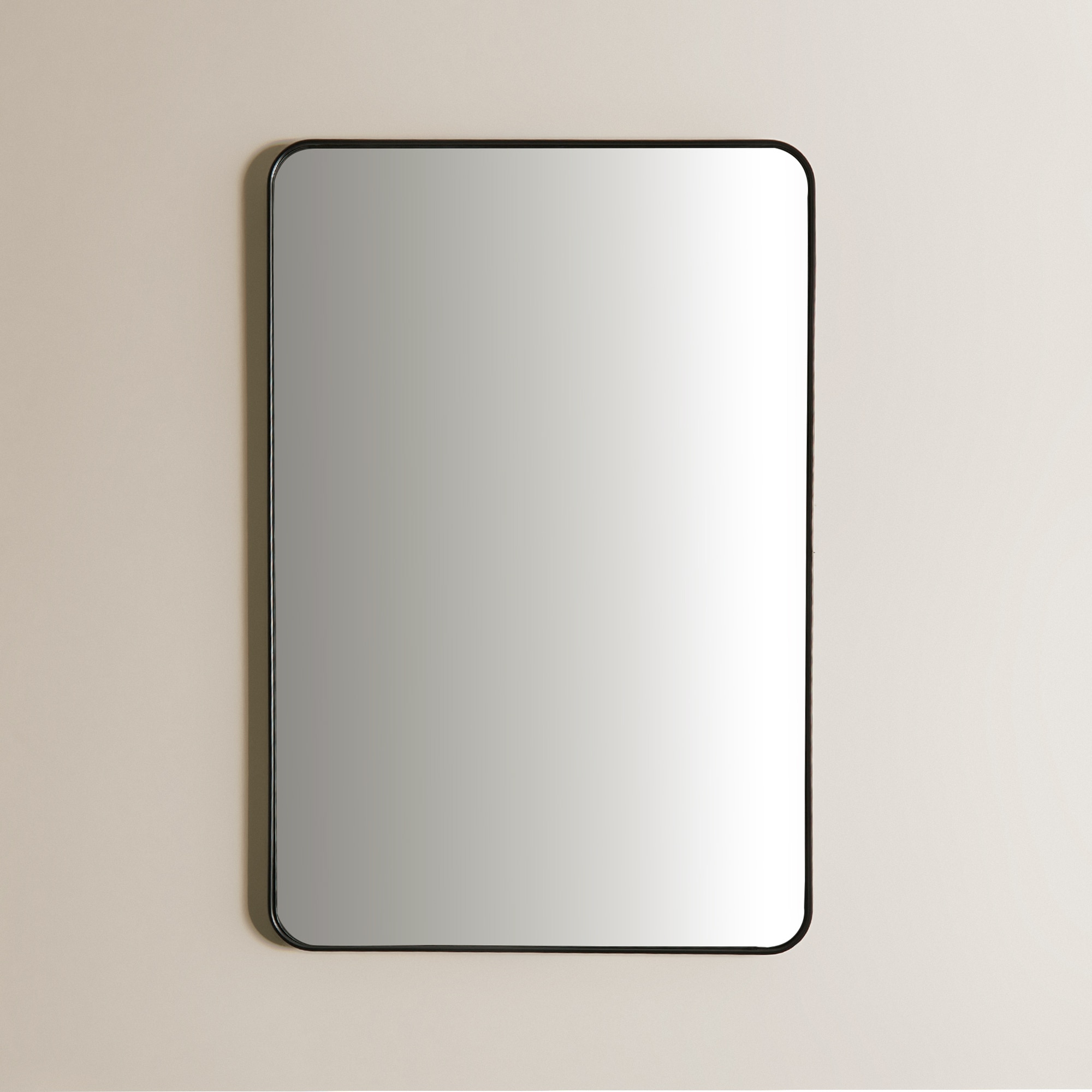 Espelho de Parede com Moldura de Aço Adele Room Preto-2