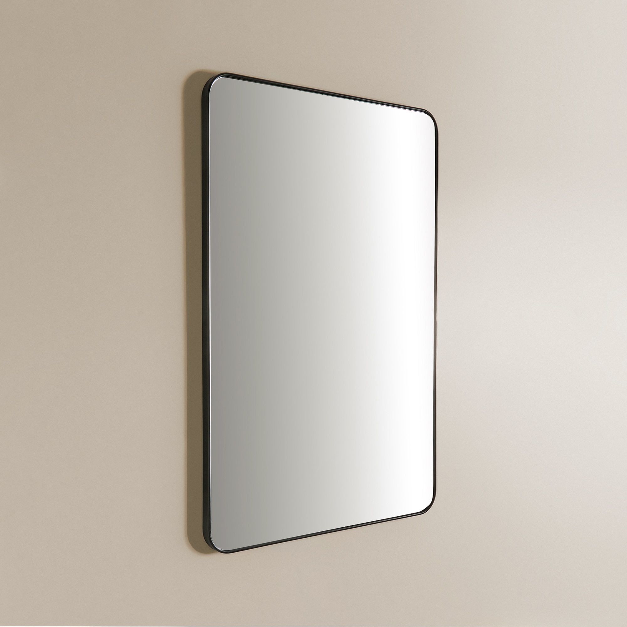 Espelho de Parede com Moldura de Aço Adele Room Preto-3