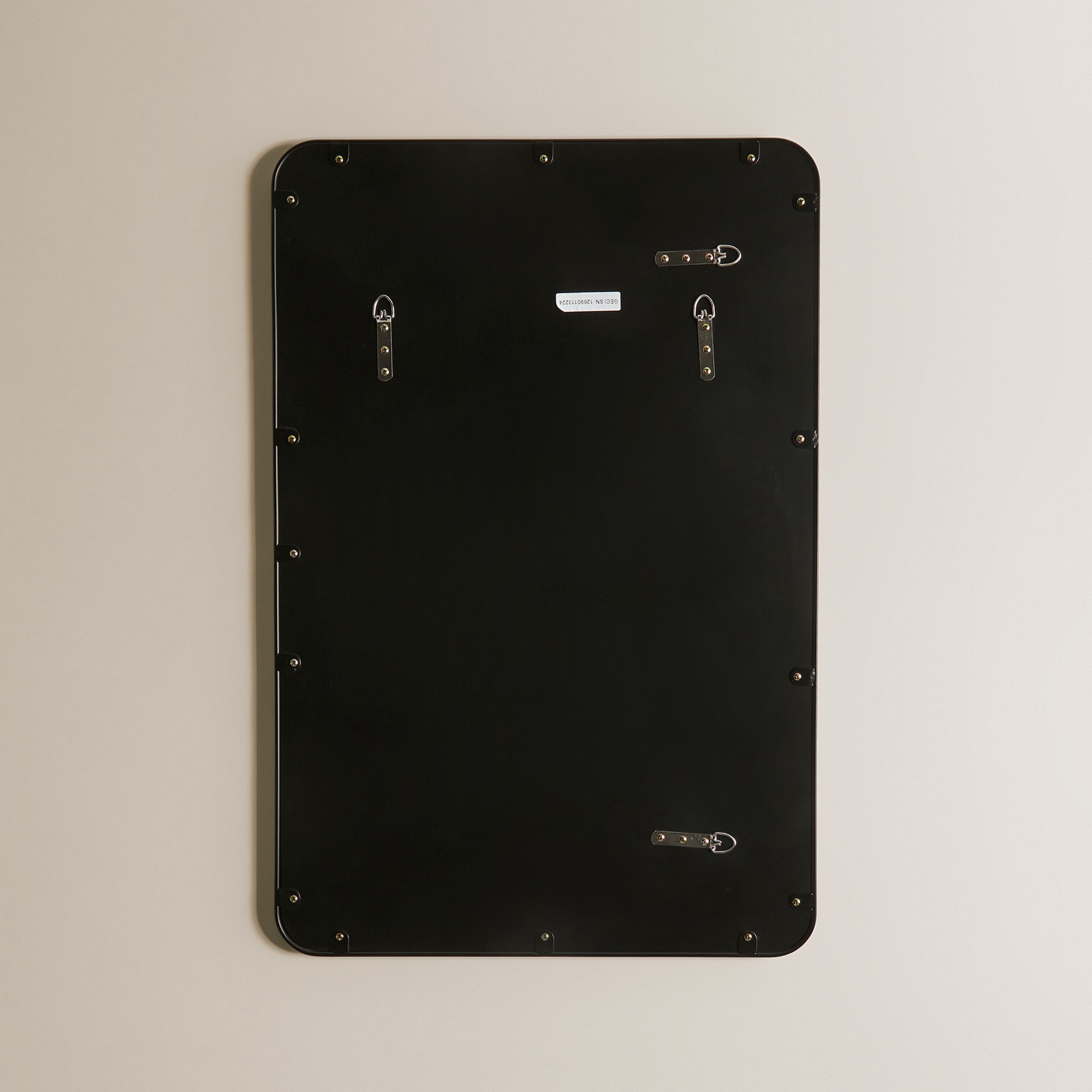 Espelho de Parede com Moldura de Aço Adele Room Preto-4