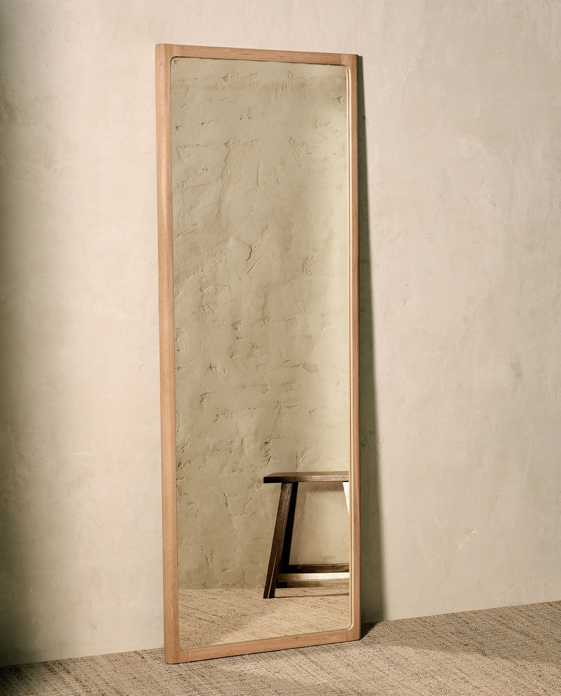 Imagen 0 de Espejo de pared de madera Babylon Natural