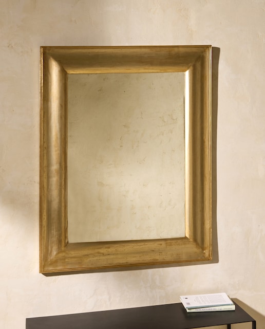 Espejo de pared de madera de mango Gold El Corte Inglés