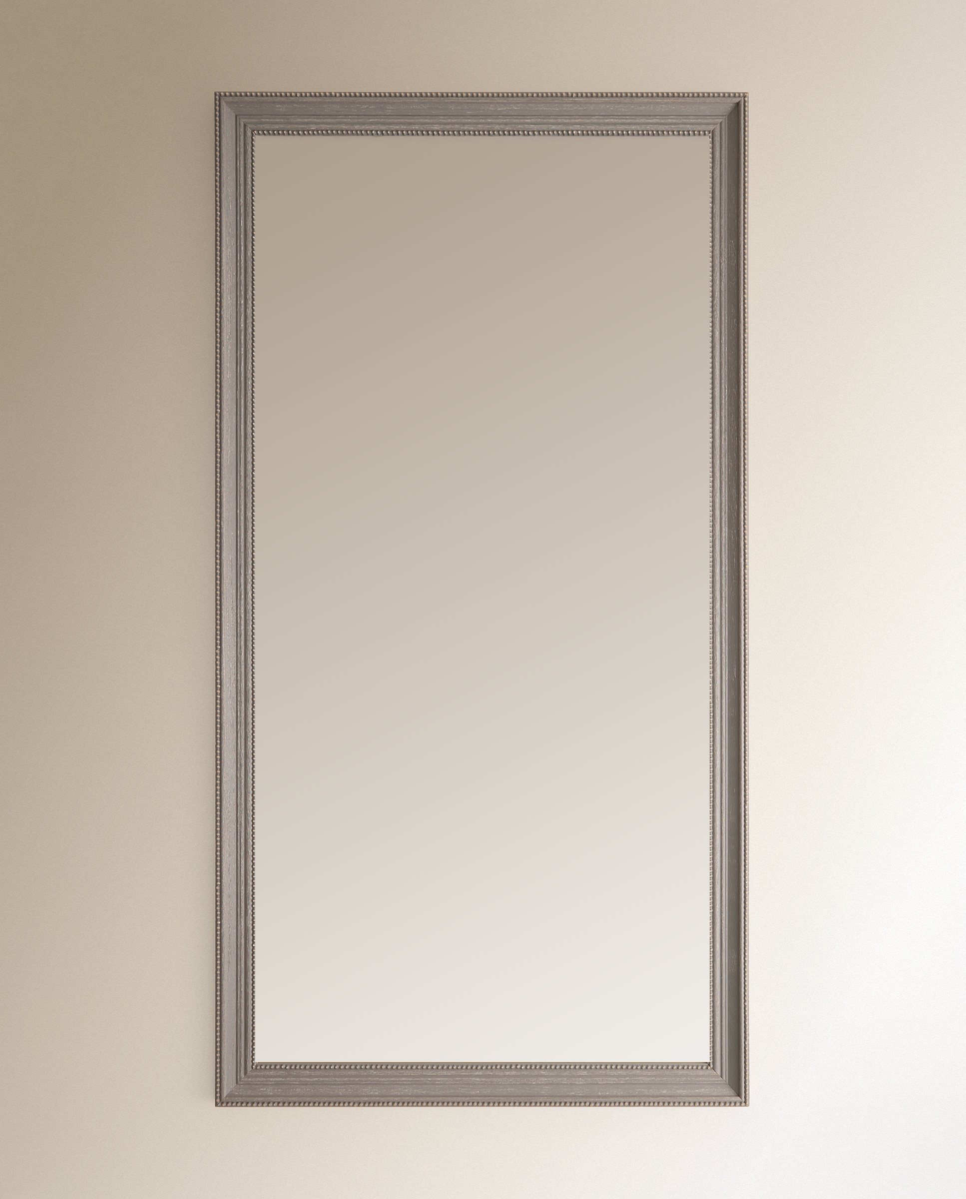 Espejo de pie de madera de samba Nantes El Corte Inglés - Gris 60 x 170 cm Gris-2