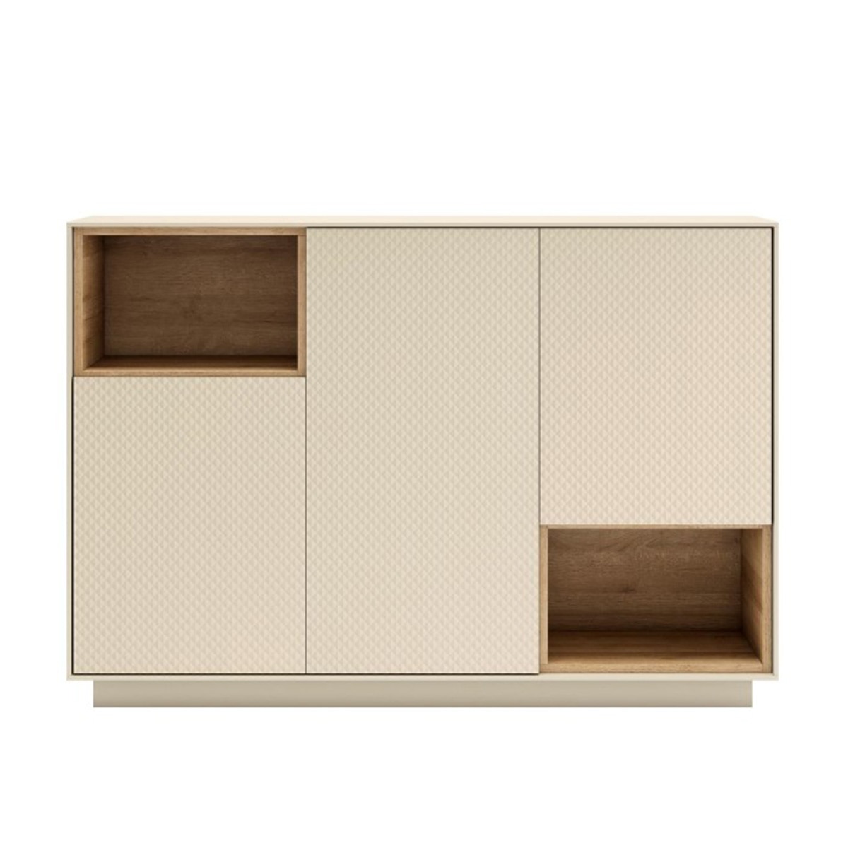 Aparador com 3 portas Evolution 2.0 Cru-2