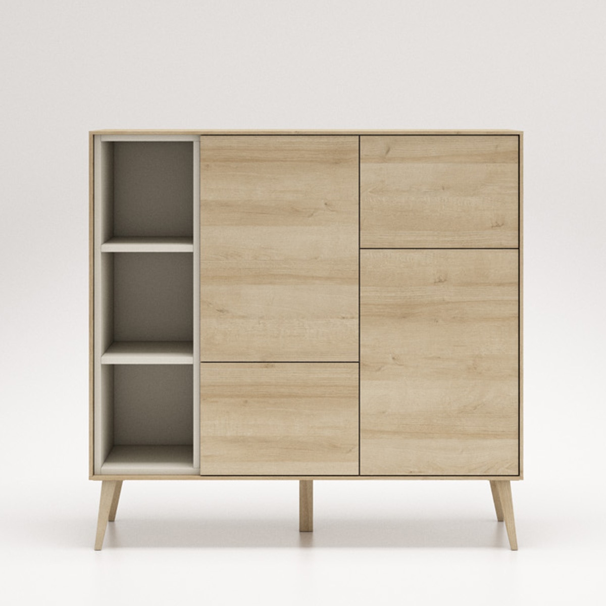 Imagem 0 de Aparador com 3 prateleiras Evolution 2.0