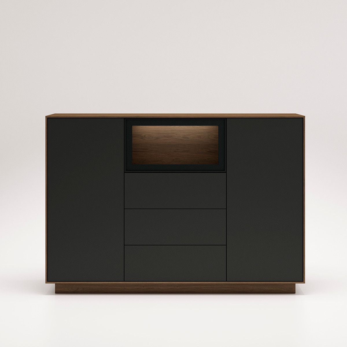 Imagem 0 de Aparador com 3 gavetas e nicho Evolution 2.0