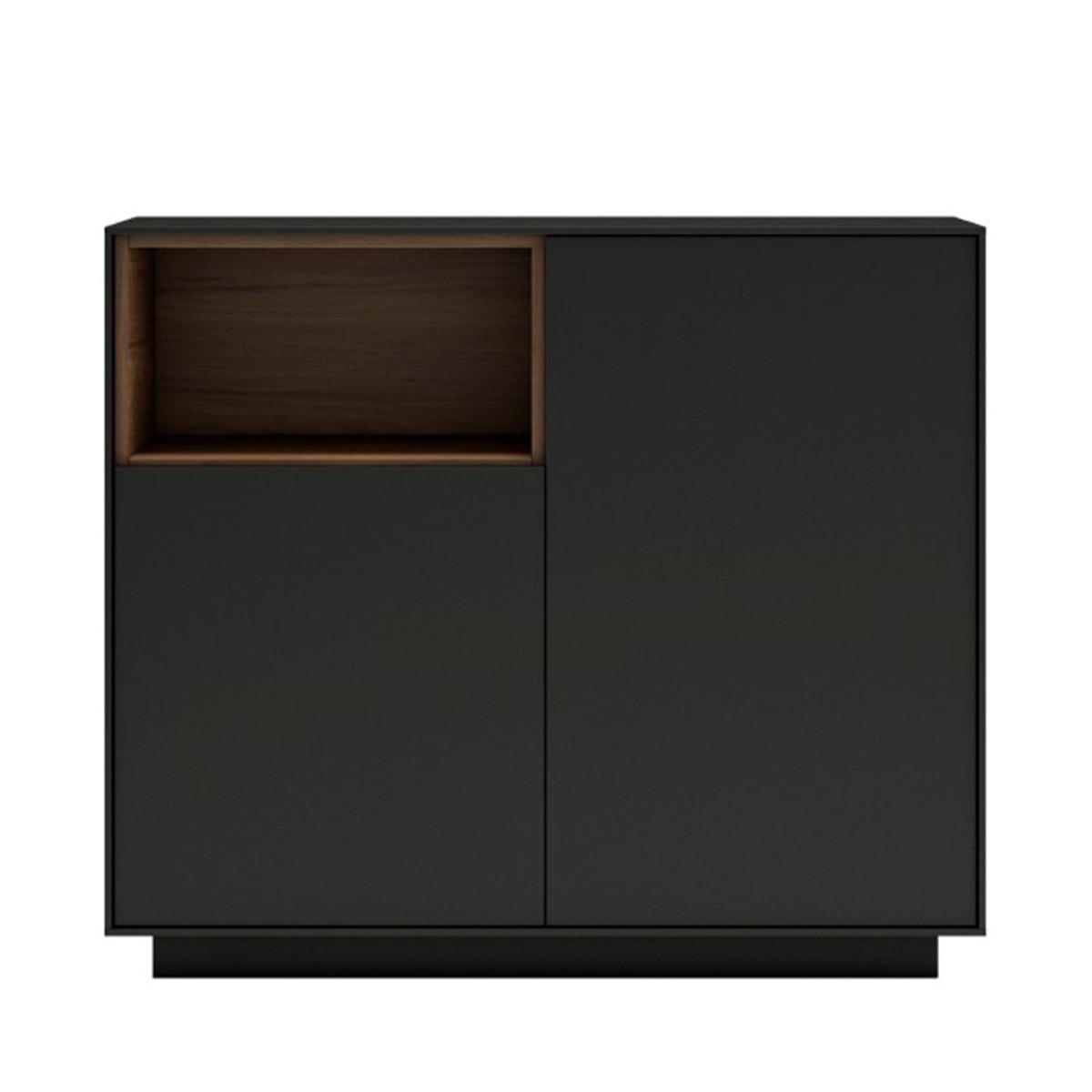 Aparador com 2 portas e nicho Evolution 2.0 Preto-2