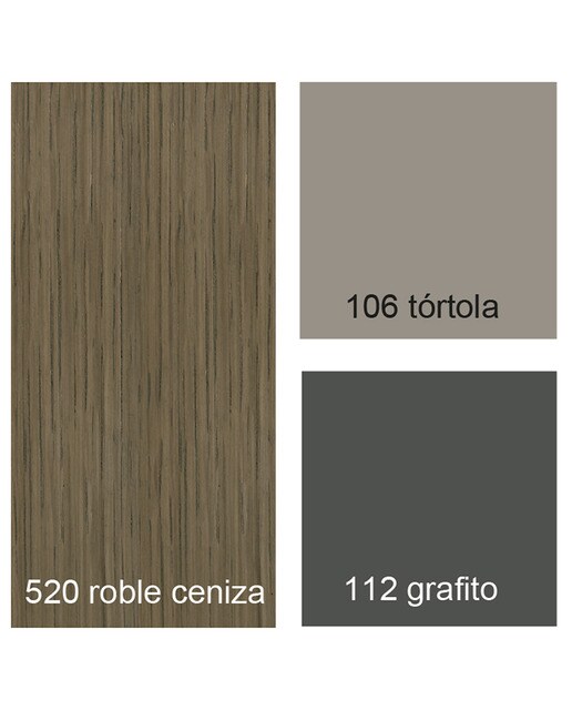 Imagen 6 de Mueble de salón con vitrina 373 cm Time El Corte Inglés - Roble / Ceniza Roble / Ceniza