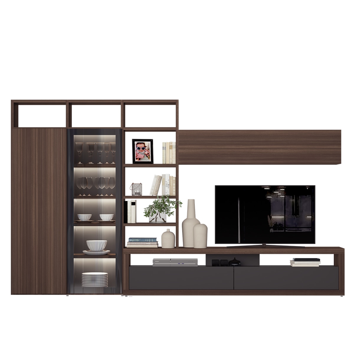 Imagem 0 de Móvel de Sala 360 cm de Largura 215 cm de Altura Qubic New 2.0