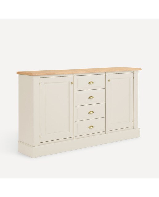 Aparador com 2 Portas e 4 Gavetas Limoux Creme-2
