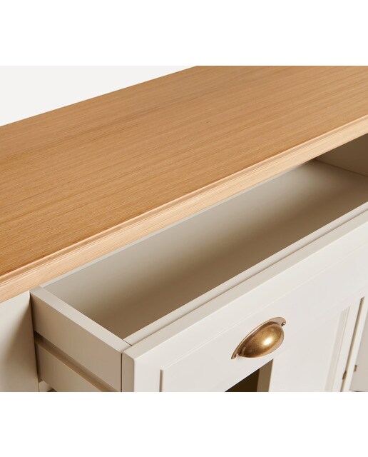 Aparador com 4 Portas e 2 Gavetas Limoux Creme-4