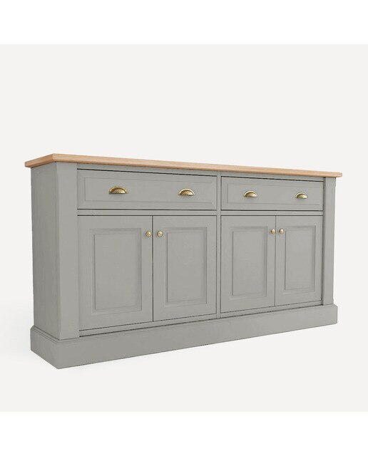 Imagen 2 de Aparador con 4 puertas y 2 cajones Limoux El Corte Inglés - Gris 149 x 40 x 92 cm Gris