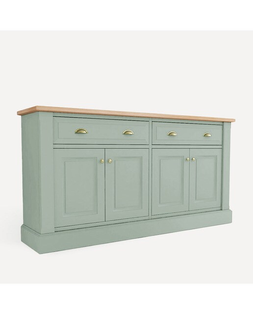 Imagen 2 de Aparador con 4 puertas y 2 cajones Limoux El Corte Inglés - Verde menta 149 x 40 x 92 cm Verde menta