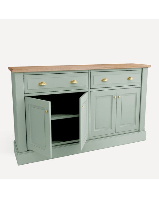 Imagen 3 de Aparador con 4 puertas y 2 cajones Limoux El Corte Inglés - Verde menta 149 x 40 x 92 cm Verde menta