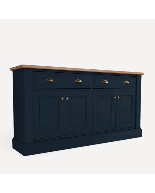 Imagen 2 de Aparador con 4 puertas y 2 cajones Limoux El Corte Inglés - Azul Océano 149 x 40 x 92 cm Azul Océano