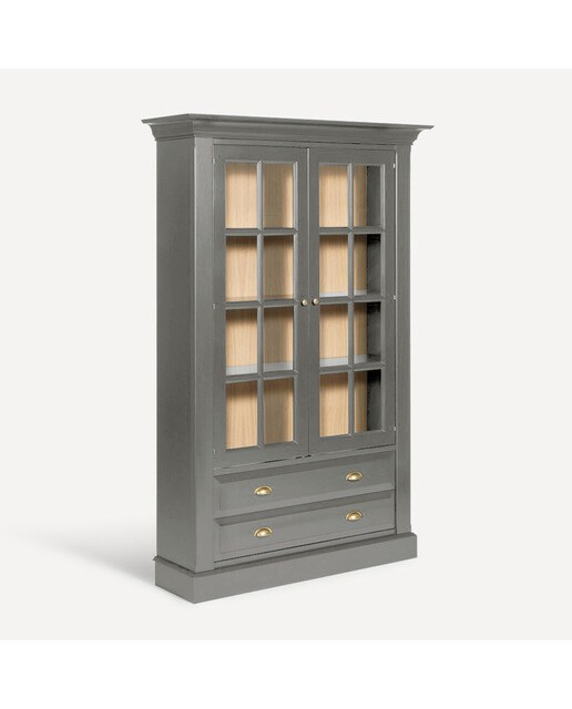 Vitrina con 2 cajones Limoux El Corte Inglés - Gris Gris-2