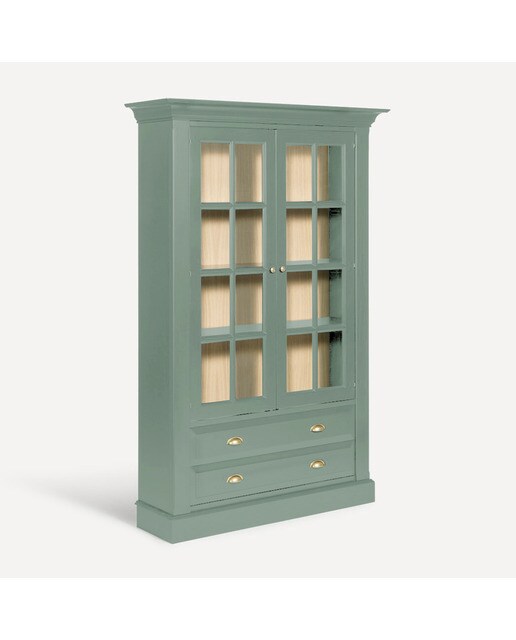 Vitrina con 2 cajones Limoux El Corte Inglés - Verde menta Verde menta-2