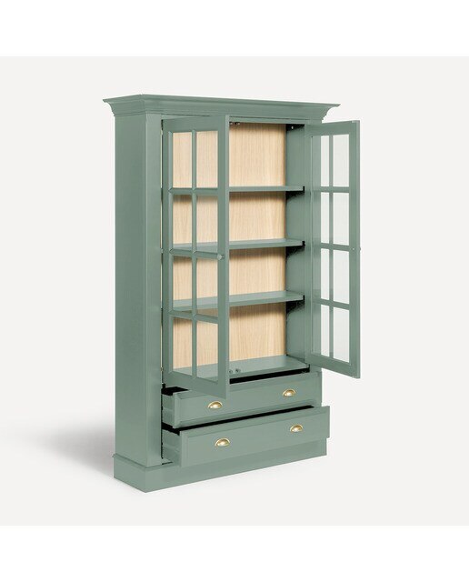 Vitrina con 2 cajones Limoux El Corte Inglés - Verde menta Verde menta-4