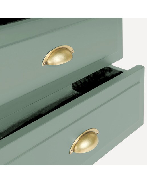 Vitrina con 2 cajones Limoux El Corte Inglés - Verde menta Verde menta-5