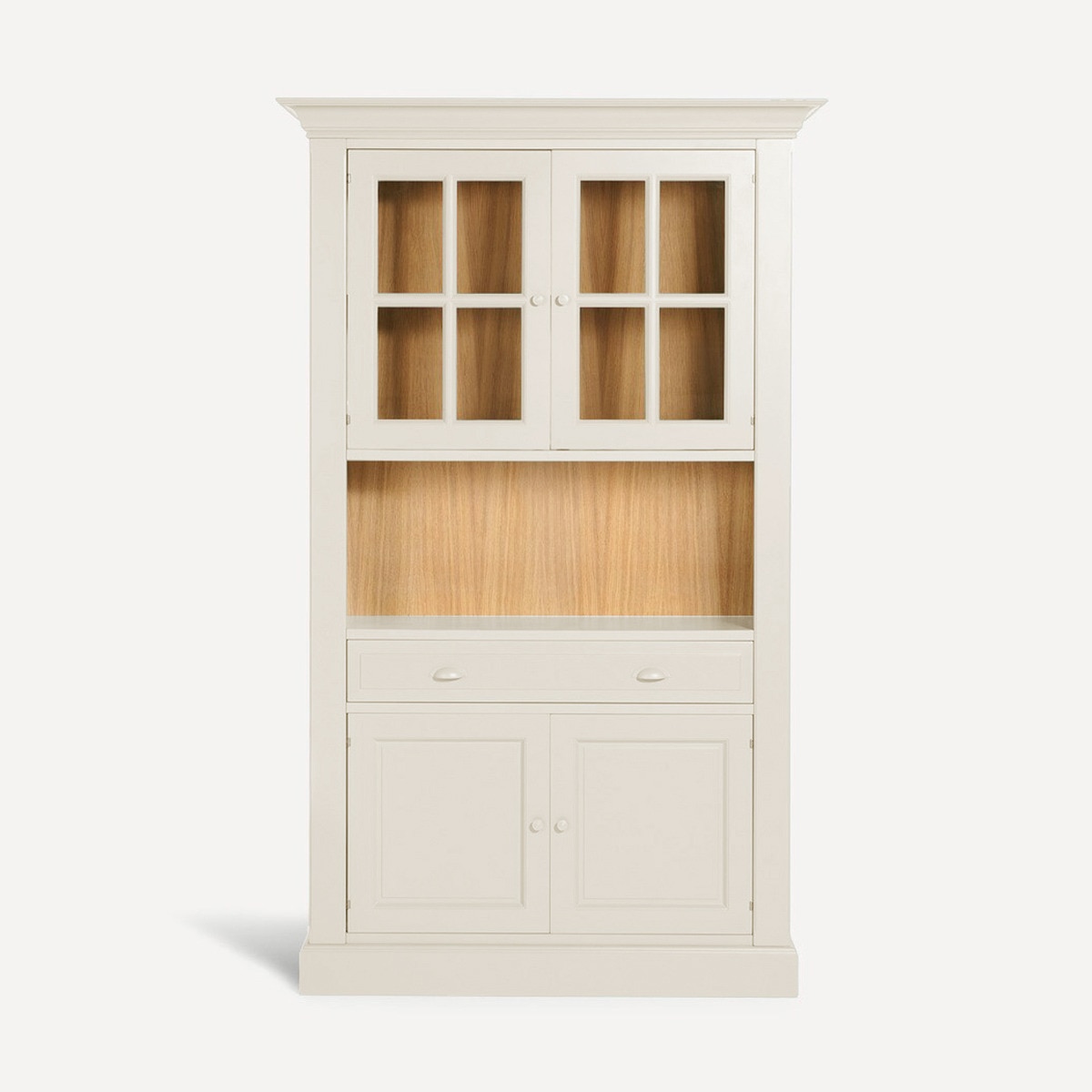 Vitrina con 2 puertas, 1 hueco y 1 cajón Limoux El Corte Inglés - Crema Crema-1