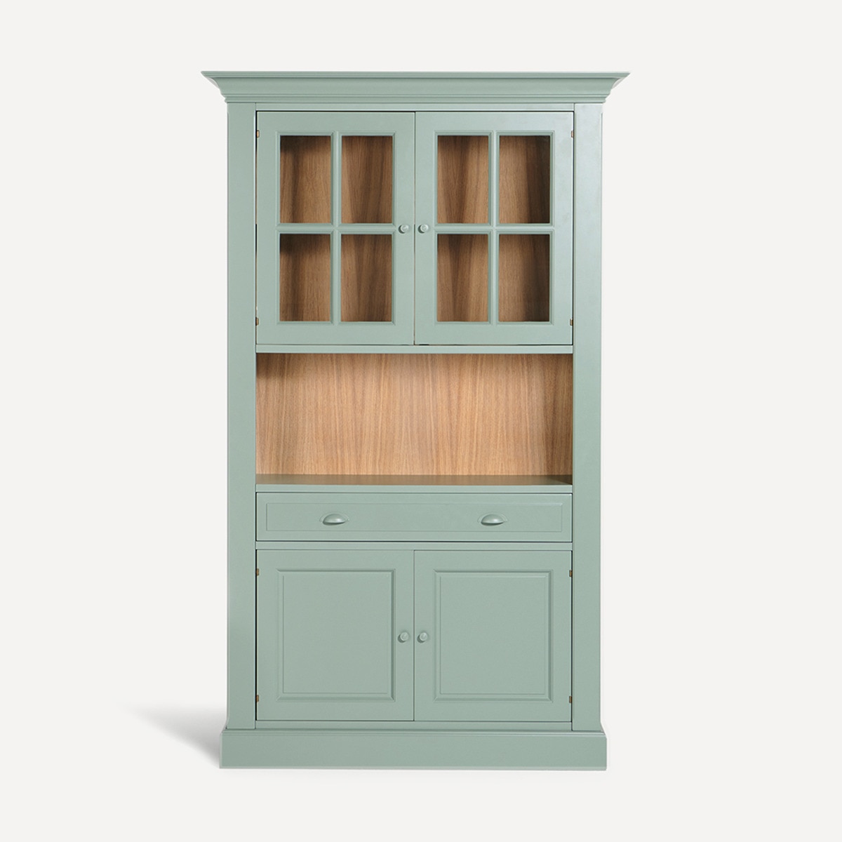 Vitrina con 2 puertas, 1 hueco y 1 cajón Limoux El Corte Inglés - Verde menta Verde menta-1