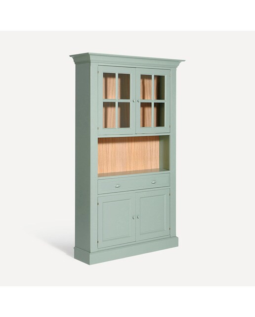 Vitrina con 2 puertas, 1 hueco y 1 cajón Limoux El Corte Inglés - Verde menta Verde menta-2