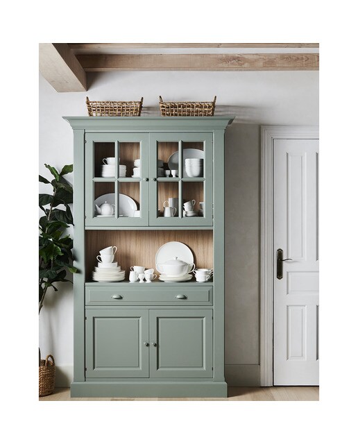 Vitrina con 2 puertas, 1 hueco y 1 cajón Limoux El Corte Inglés - Verde menta Verde menta-9