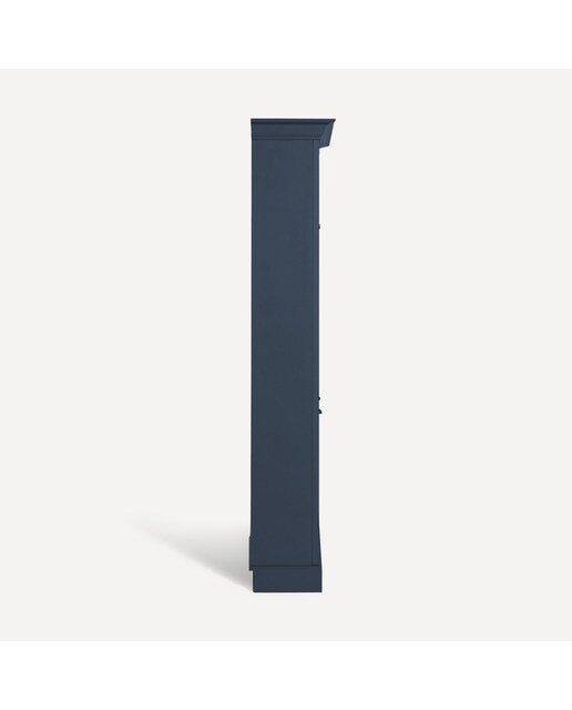 Vitrina com 2 Portas, 1 Espaço e 1 Gaveta Limoux Azul-oceano-3