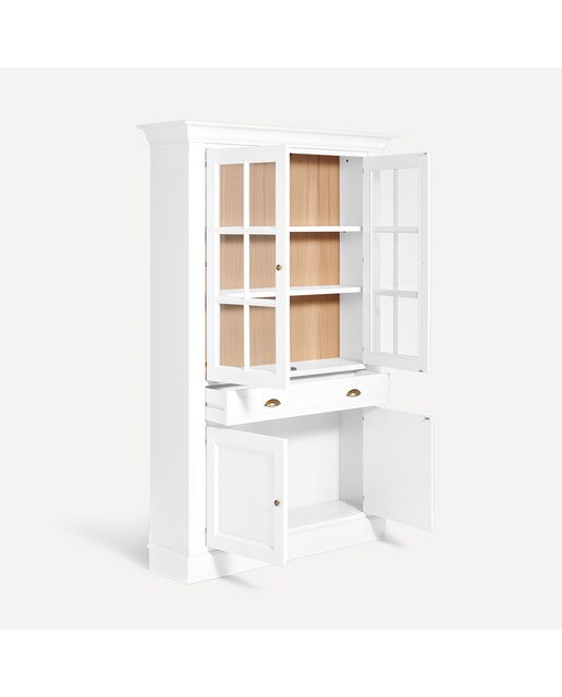 Imagen 4 de Vitrina con 2 puertas y 1 cajón Limoux El Corte Inglés - Blanco Blanco