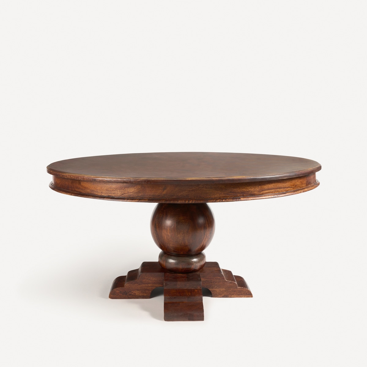 Imagem 0 de Mesa Redonda de Madeira de Mangueira Mundhra