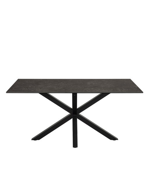 Mesa fija de cerámica Heaven - Negro 160 x 90 x 75,5 cm Negro-2