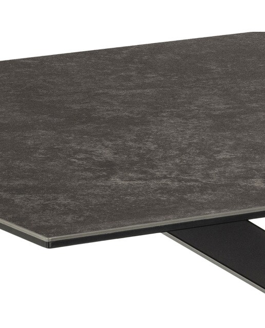 Mesa fija de cerámica Heaven - Negro 160 x 90 x 75,5 cm Negro-4